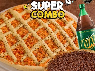 Combo Pizza 45cm + Pizza 25cm (Doce) + Refrigerante