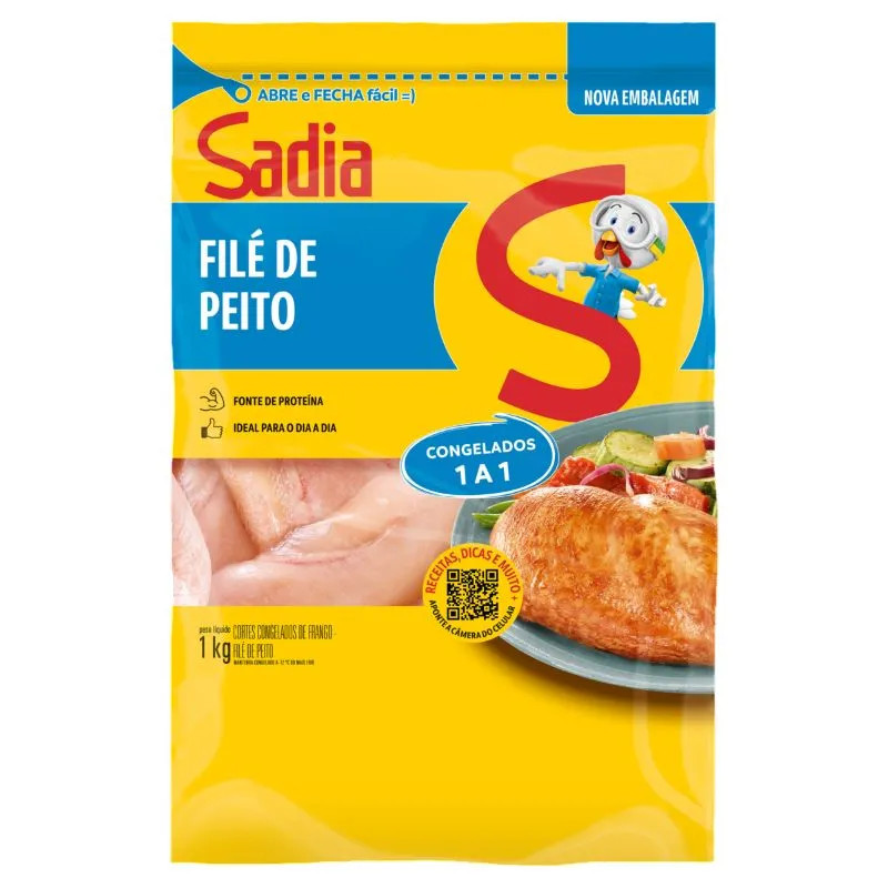 FILE DE PEITO DE FRANGO SADIA 1KG
