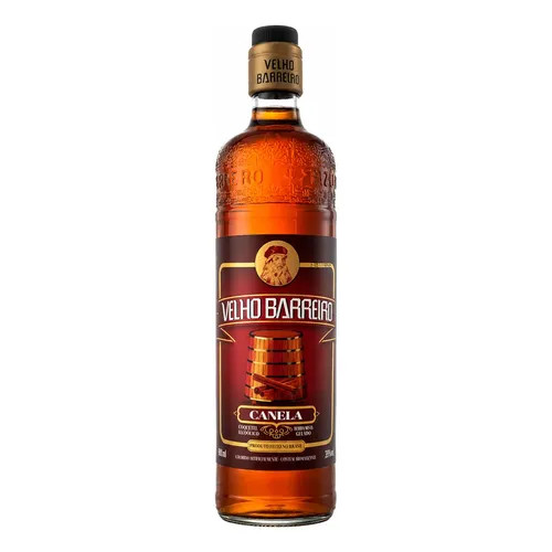 CACHAÇA VELHO BARREIRO CANELA 910ML