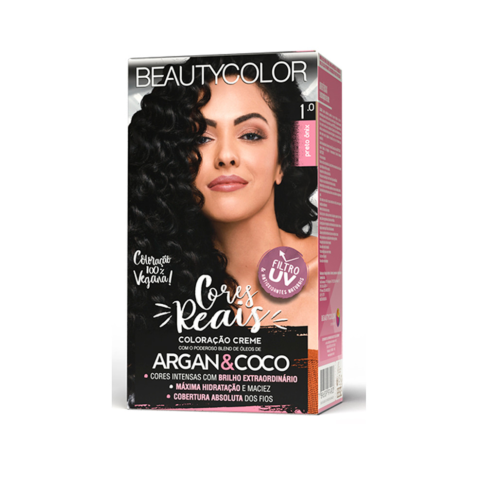 COLORAÇÃO TINTURA BEAUTYCOLOR 1.0 PRETO ÔNIX