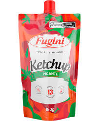 KETCHUP FUGINI DOY PACK C/BICO 180GRS sache