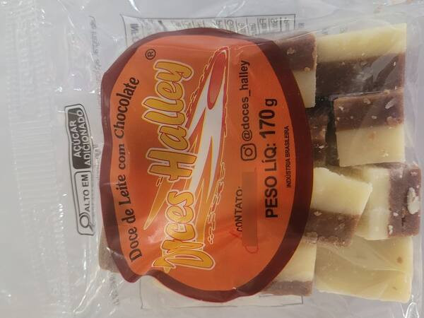 Doce de leite com chocolate halley 170g