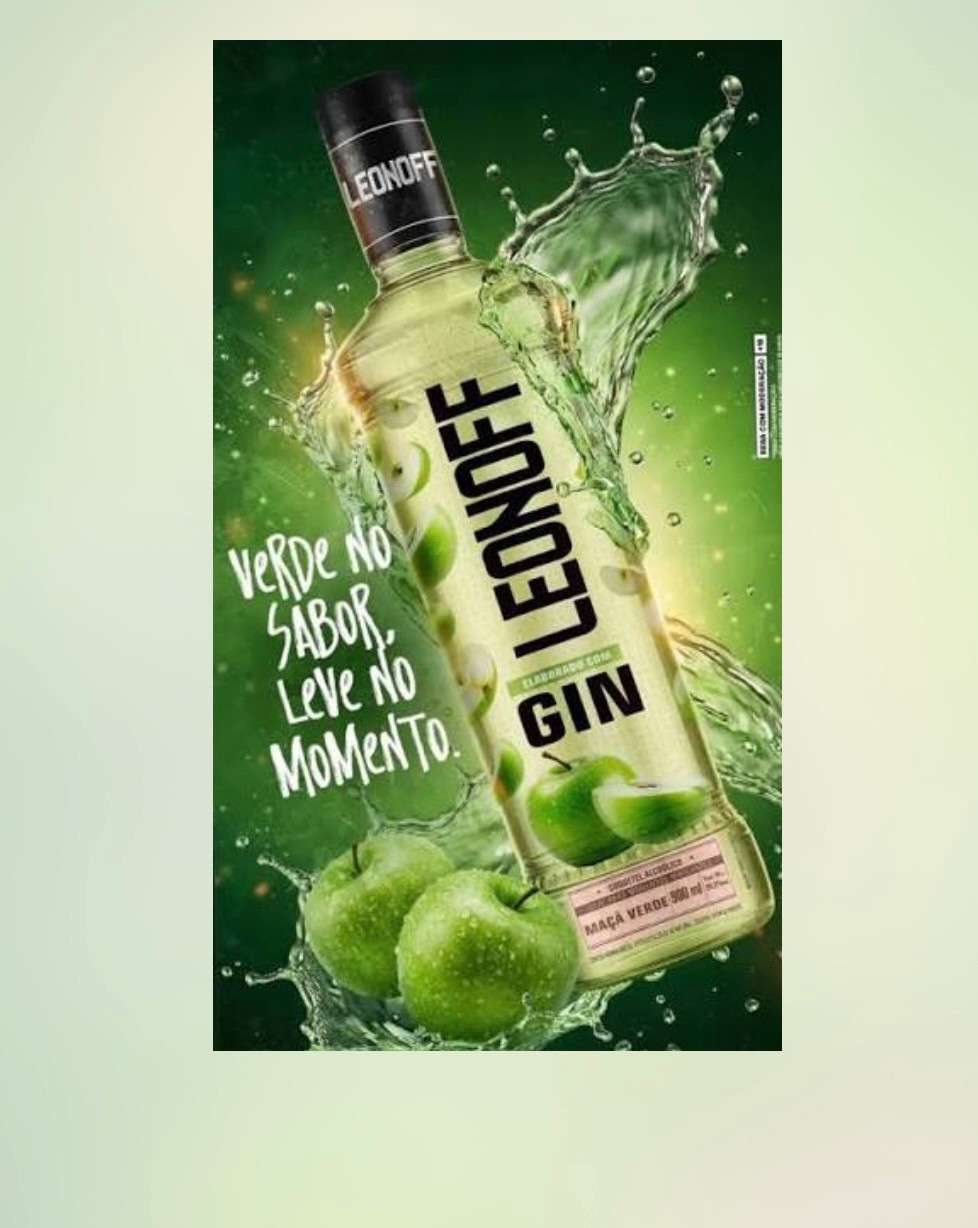 GIN LEONOFF MAÇÃ VERDE