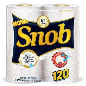 Papel Toalha 2 Rolos (Snob)