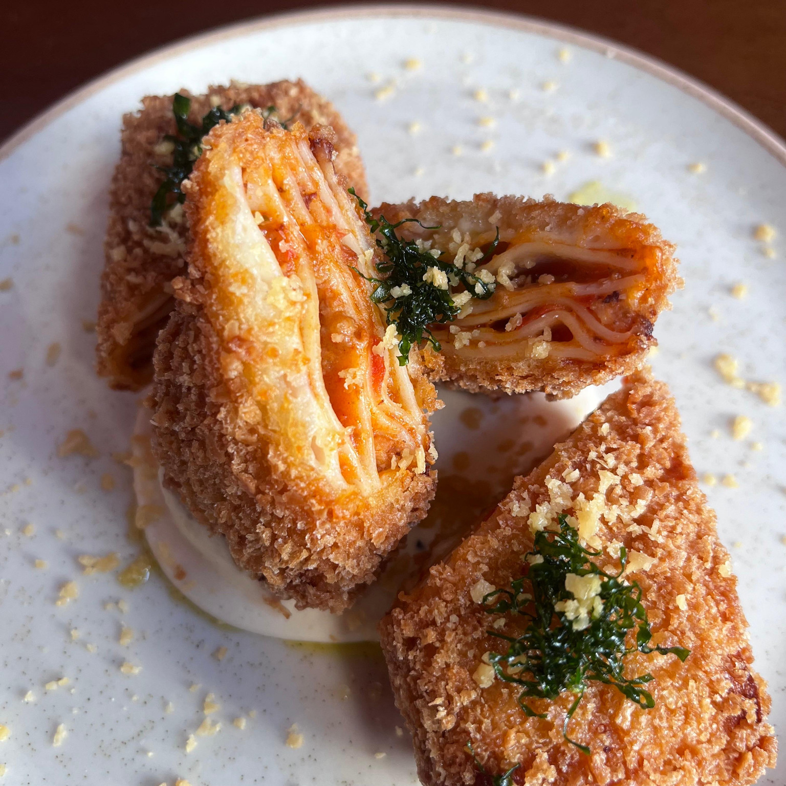 Lasagna Fritta Alla Bolognese