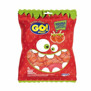 GOMAS GO JELLY MORANGO 70G