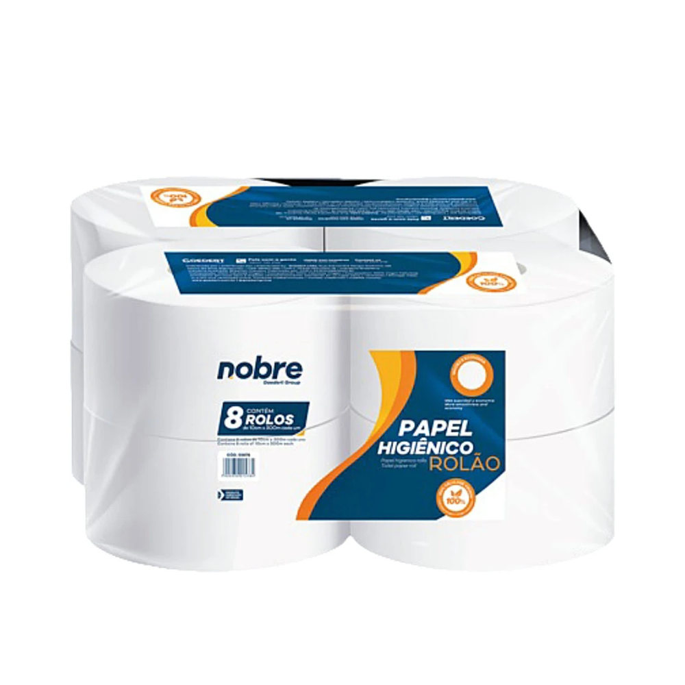 PAPEL HIG NOBRE 100% CEL 10X300 FD C8