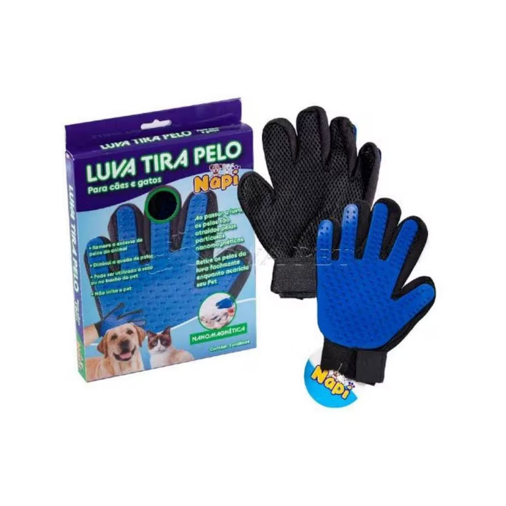 Luva tira pelos cães e gatos