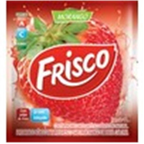 Refresco em Pó Morango Frisco 18g