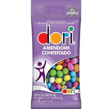 AMENDOIM CONFEITADO DORI 70G