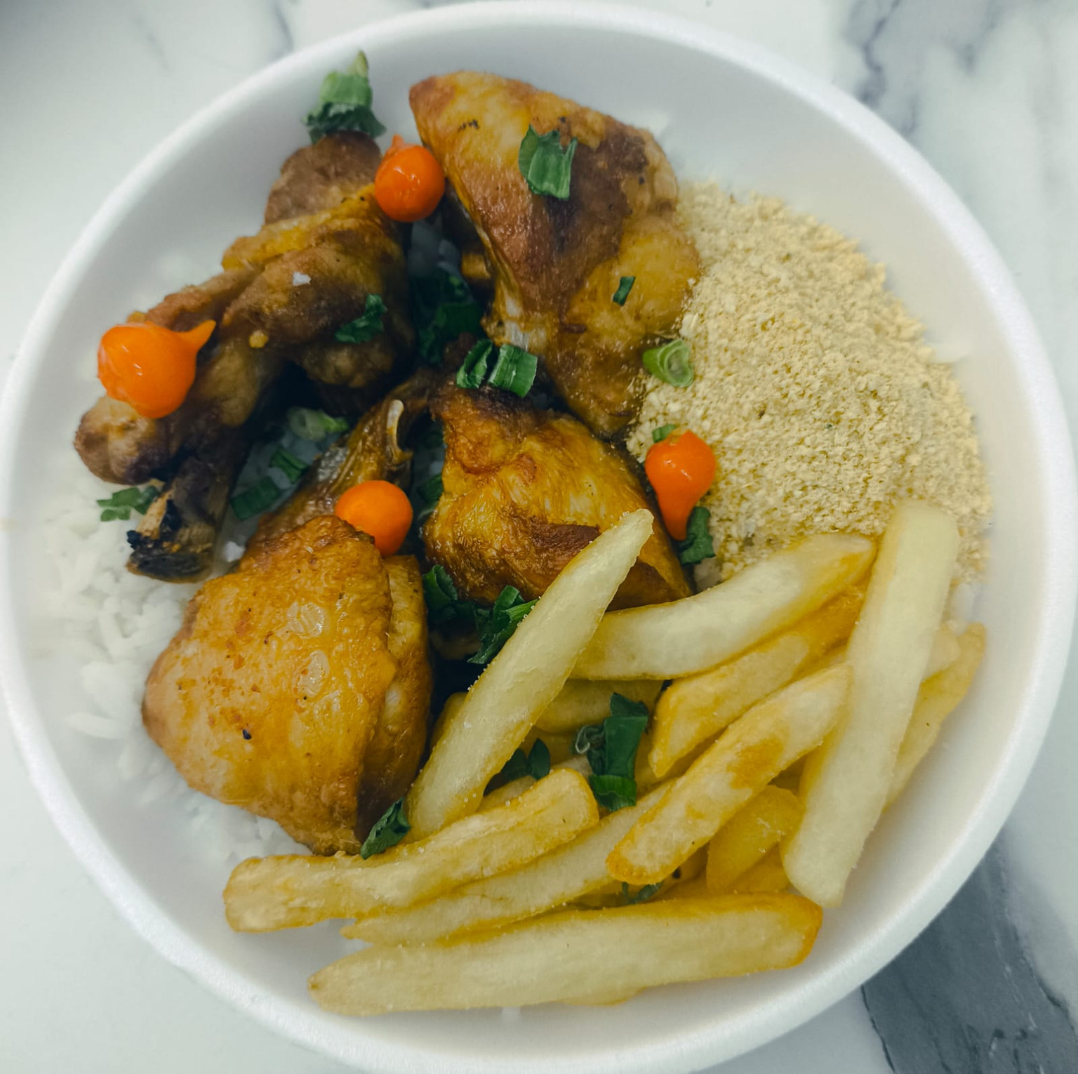 Frango a Passarinho