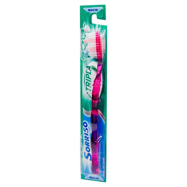 ESCOVA DENTAL SORRISO "MACIA" TRIPLA 123