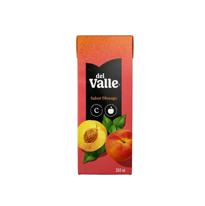 SUCO DEL VALLE PESSEGO CX 200ML