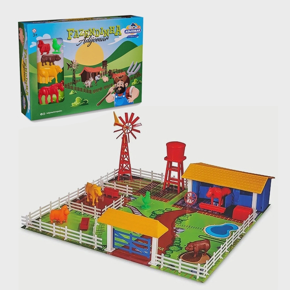BRINQUEDO FAZENDINHA ADIJOMAR C/ ACESSÓRIOS