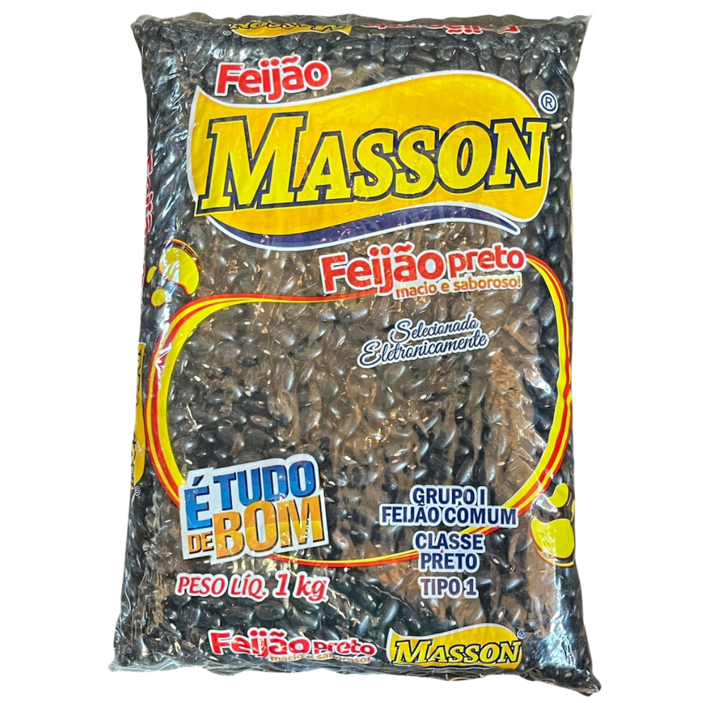 FEIJAO PRETO MASSON "T1" 1KG