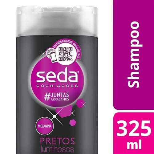 Shampo Preto Luminosos Seda 325ml
