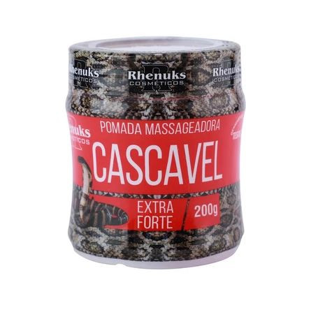 POMADA MASSAG CASCAVEL 200G RHENUKS