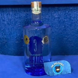 3 HEADS LONDON DRY GIN 750ML