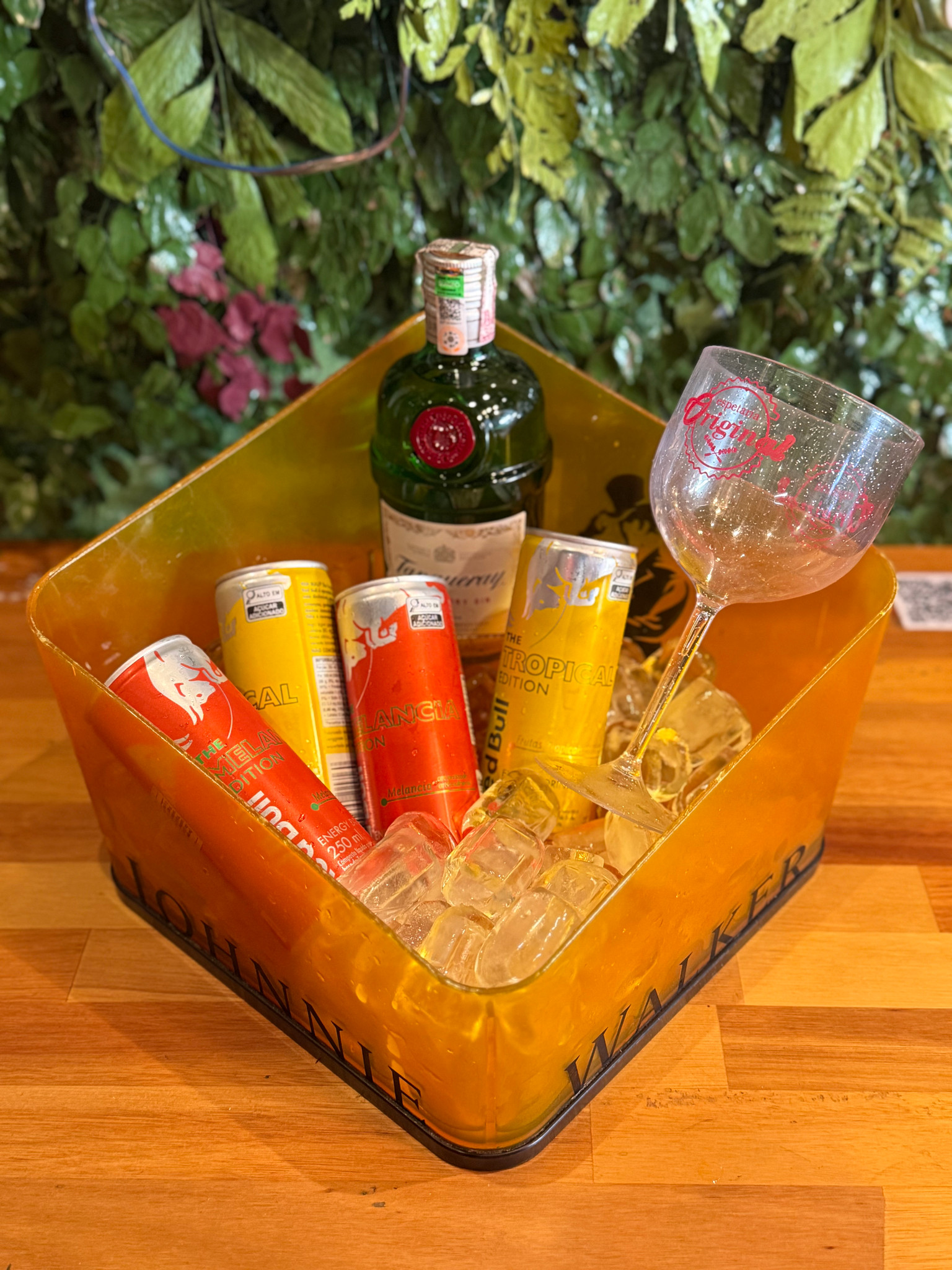GIN TANQUERAY REDBULL COMBO