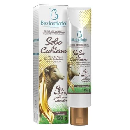 CREME SEBO DE CARNEIRO C/ ARGAN 150G BIO INSTINTO