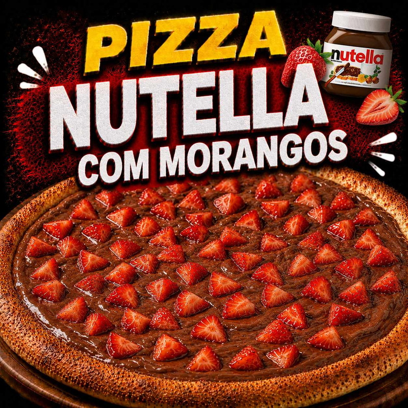 NUTELLA COM MORANGO