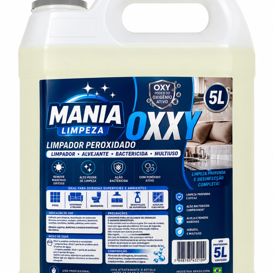 LIMPADOR PEROXIDADO 5L MANIA OXXY