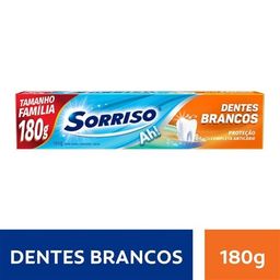 Creme Dental Dentes Brancos Sorriso 180g