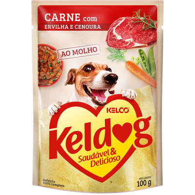 Sachê Keldog Carne c/ Ervilha
