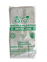 SACOLA 40X50 RECICLADA