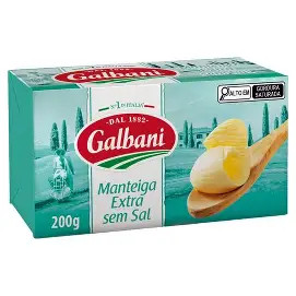 Manteiga Extra s/Sal (Galbani) 200g