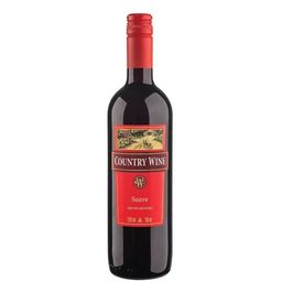 Vinho Tinto Brasileiro Country Wine Suave Garrafa 750ml