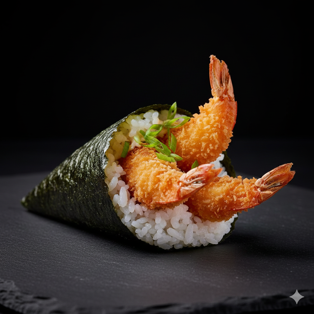 TEMAKI CAMARAO EMPANADO
