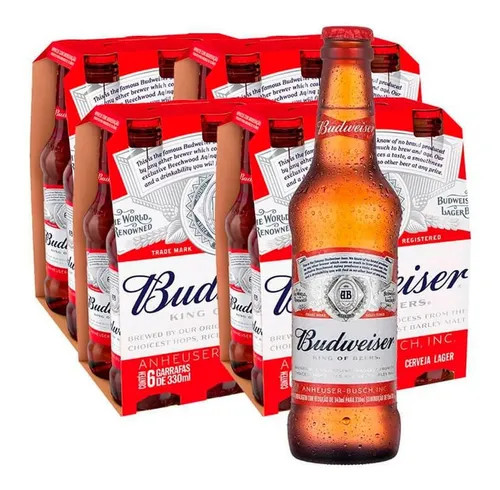 CERVEJA BUDWEISER LONG PACK 330ML