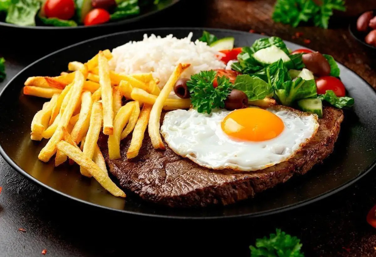 Bife a cavalo