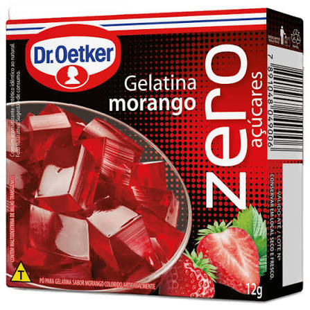 Gelatina Zero Morango12gr Dr Oetker