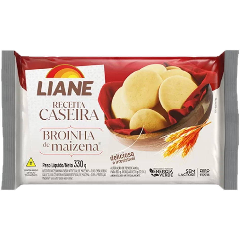 BISC LIANE BROINHA MAIZENA 330G
