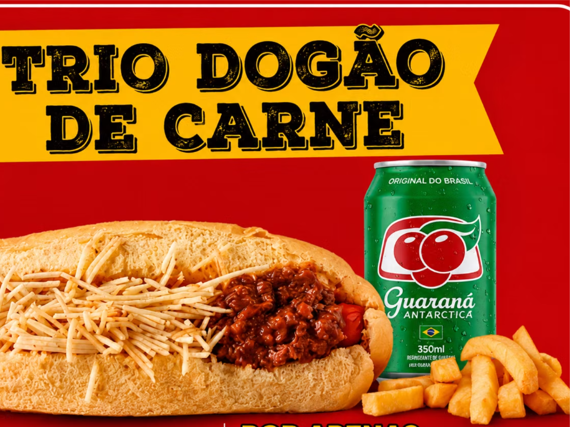  DOGÃO CARNE+BATATA+REFRI LATA 