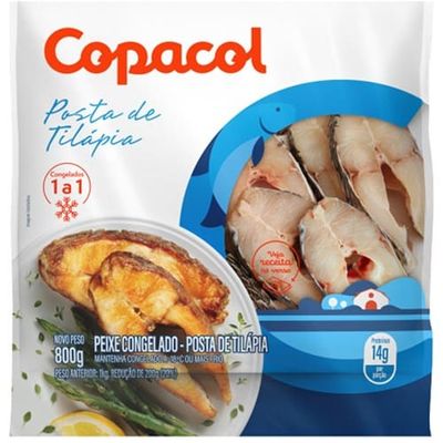 Posta de Tilápia Copacol 800g