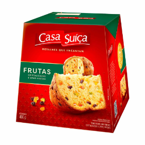 PANETTONE CASA SUICA FRUTAS 400G