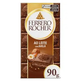 Barra Chocolate ao Leite Recheio Avela e Cacau (Ferrero) 90g
