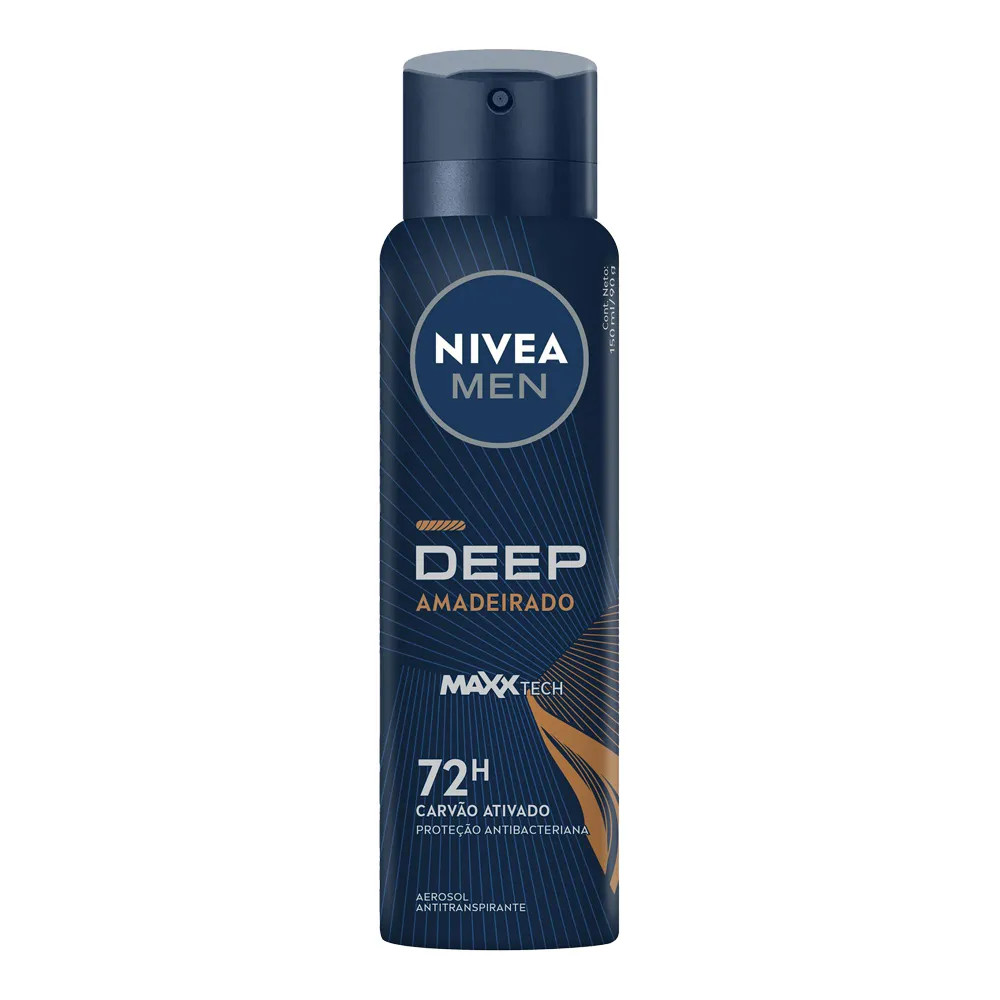 DESOD AEROSOL NIVEA MEN DEEP AMADEIRADO 150ML