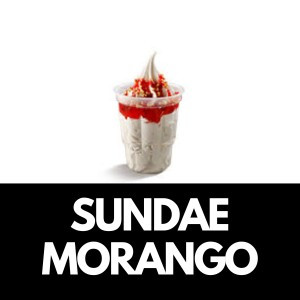 SUNDAE MORANGO