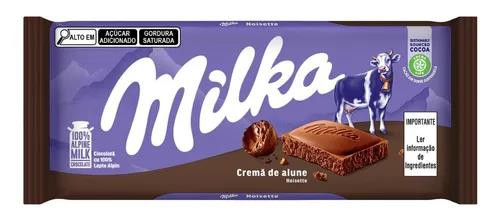 BARRAO MILKA 100G PASTA DE AVELA