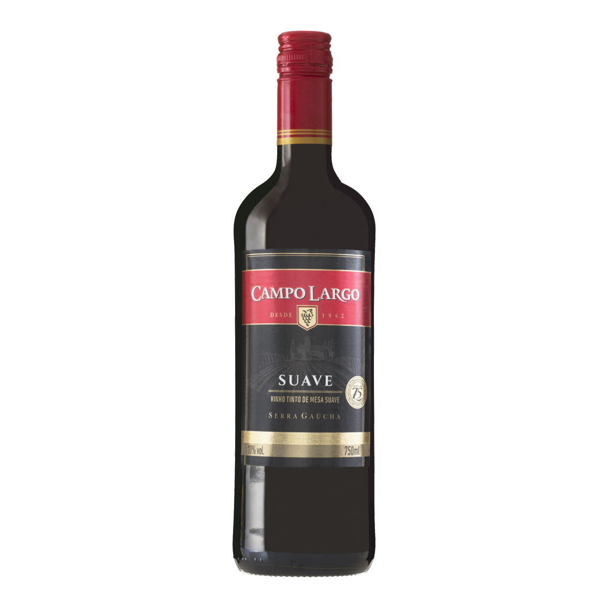 BEB. VINHO CAMPO LARGO 750ML SUAVE
