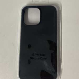 CAPA PRETO IPHONE 16 PRO MAX SILICONE CASE