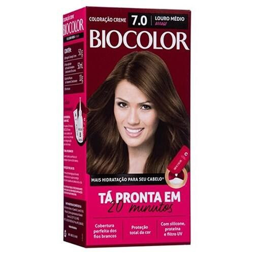 Tintura de Cabelo Biocolor Louro Arraso 7.0