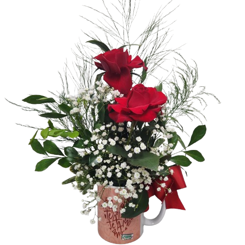CANECA COM 2 ROSAS IMPORTADA
