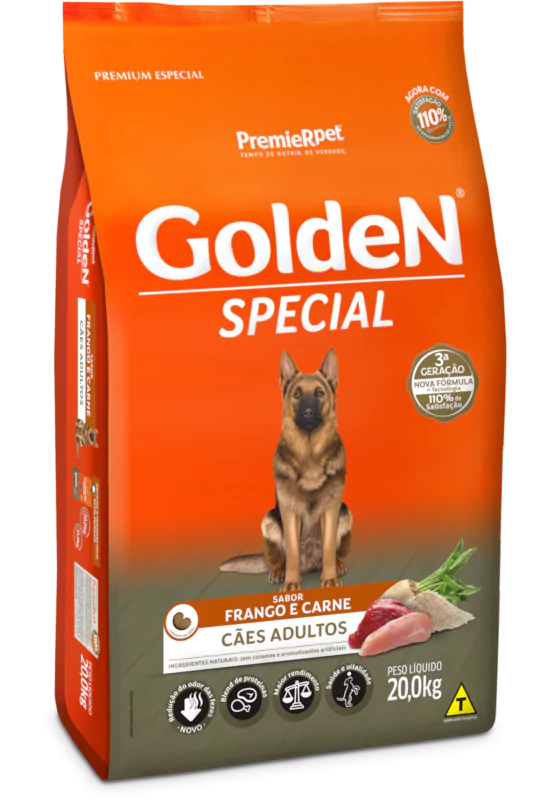 Golden Special 20kg Frango & Carne