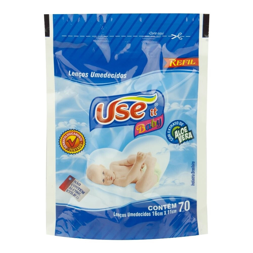 Refil Lenços Umedecidos - Use 400 Unidades