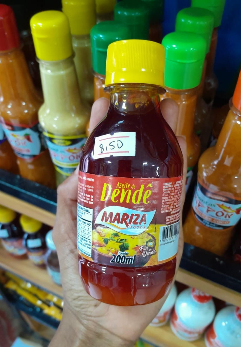 Azeite de dendê (200ml)